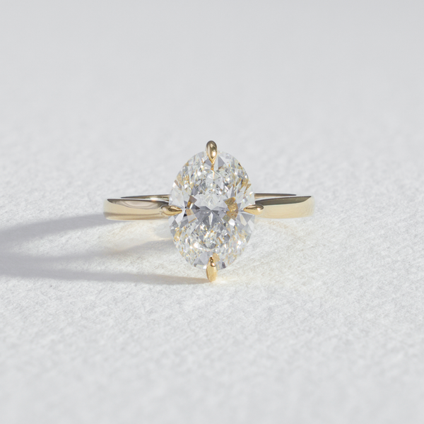 Compass Helena | Oval Diamond Solitaire Engagement Ring