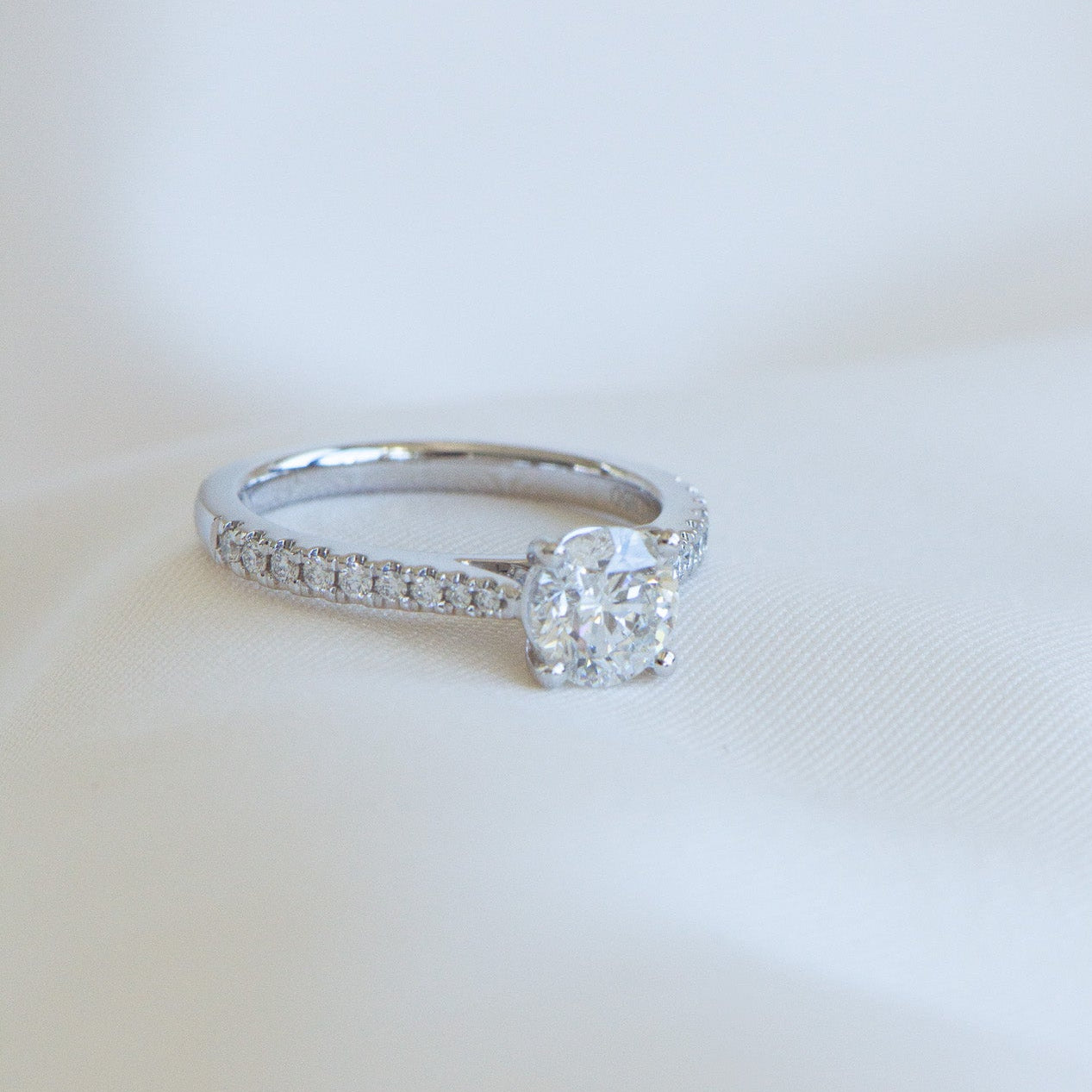 Heritage Vera 1.08ct round brilliant natural diamond ring, GIA certified, Matthews Jewellers Newcastle