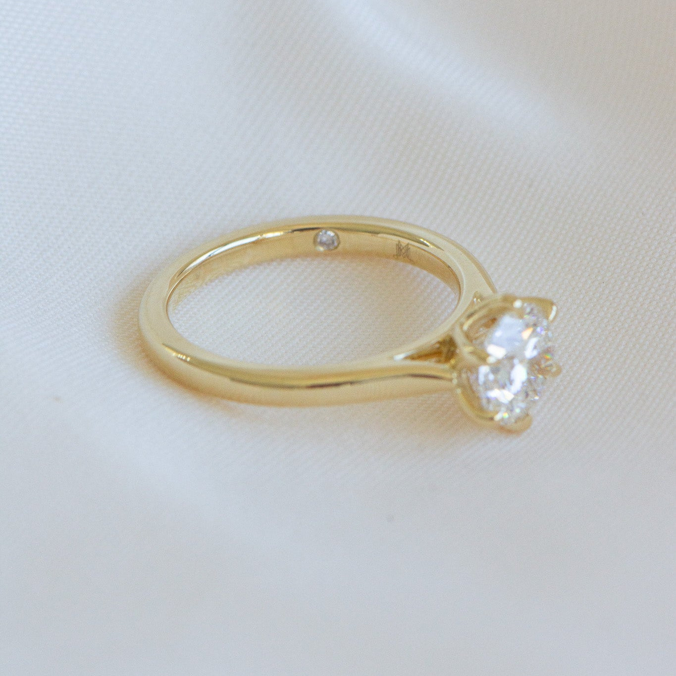 Round brilliant natural diamond engagement ring, Heritage Dawn 1.50ct, GIA certified, Matthews Jewellers
