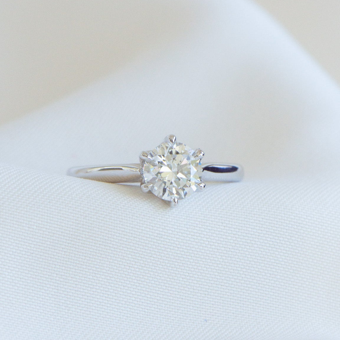 Heritage Dawn 1.20ct round brilliant natural diamond ring, GIA certified, Matthews Jewellers Newcastle