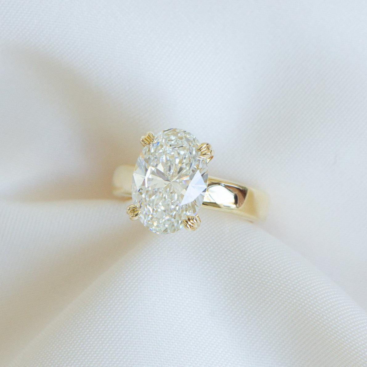 Elena | 5ct Oval Lab Diamond Engagement Ring