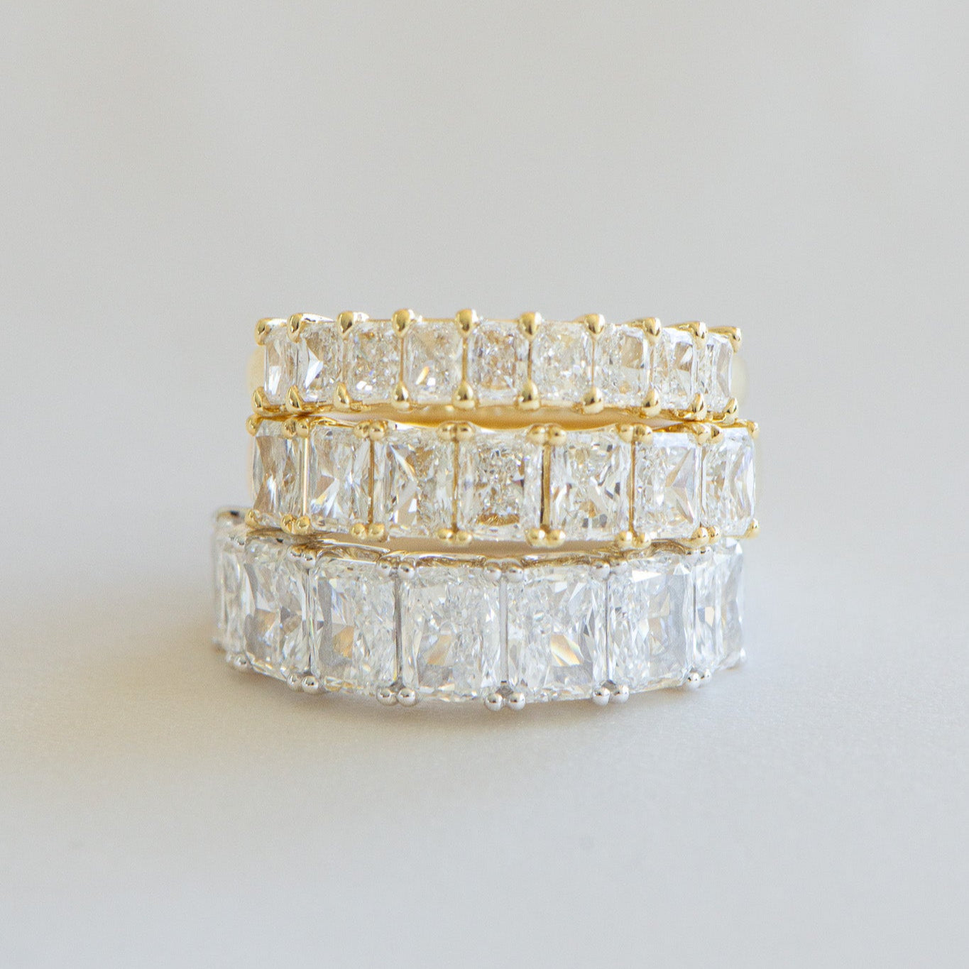 Medium Roma | Elongated Radiant Cut Wedding Ring