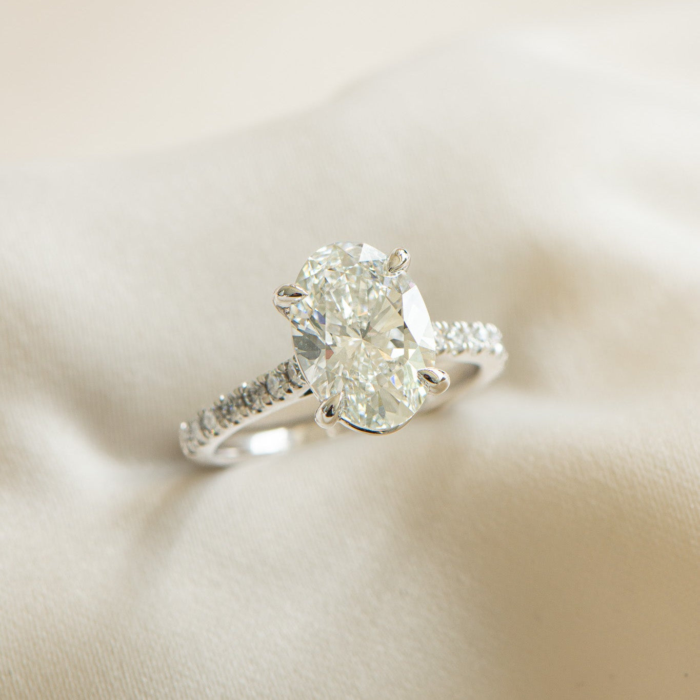 Helena | 3.15ct Oval Engagement Ring