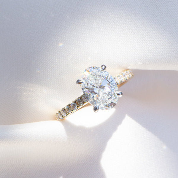 Helena | 2.5ct Oval Lab Diamond Engagement Ring