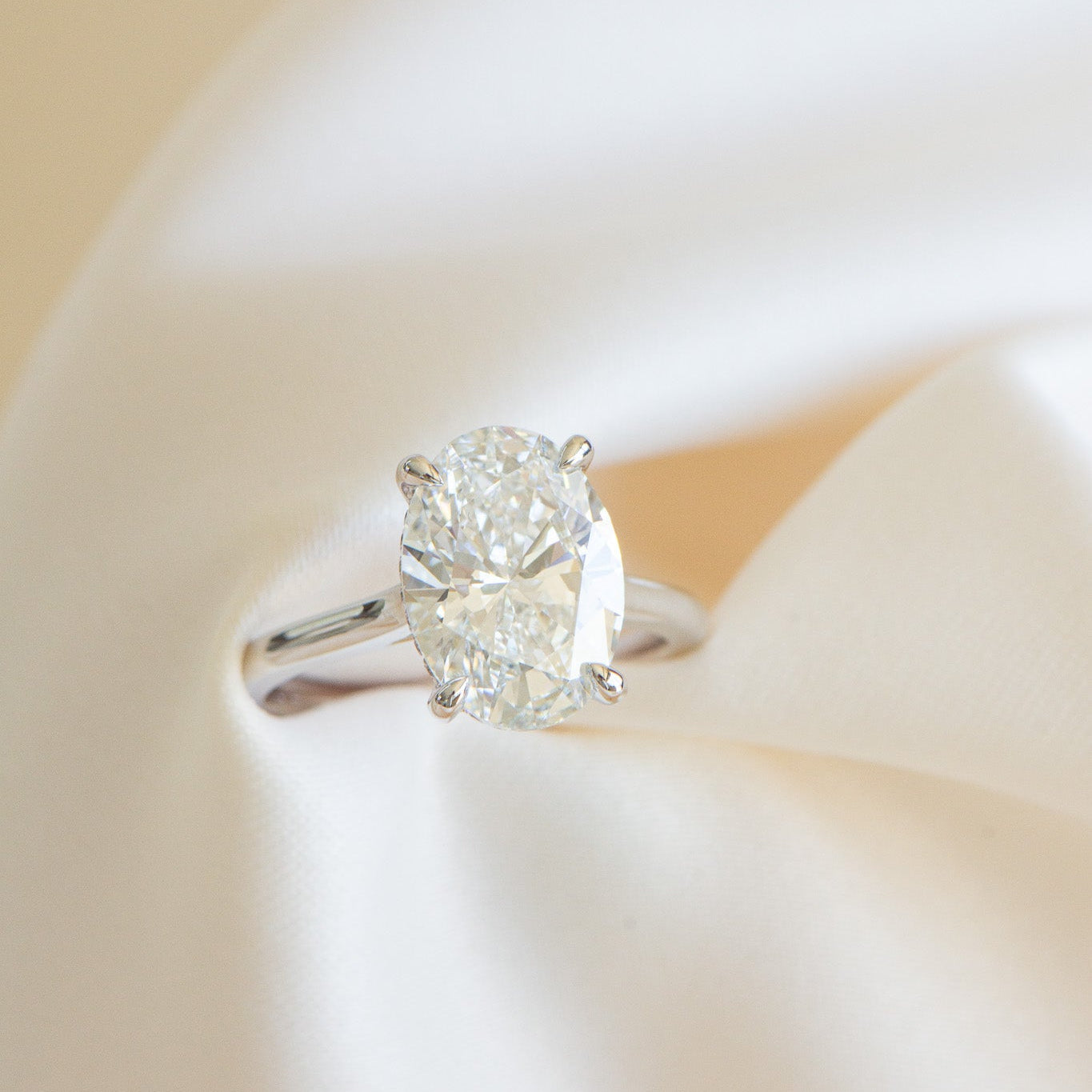 Helena | 4ct Oval Engagement Ring