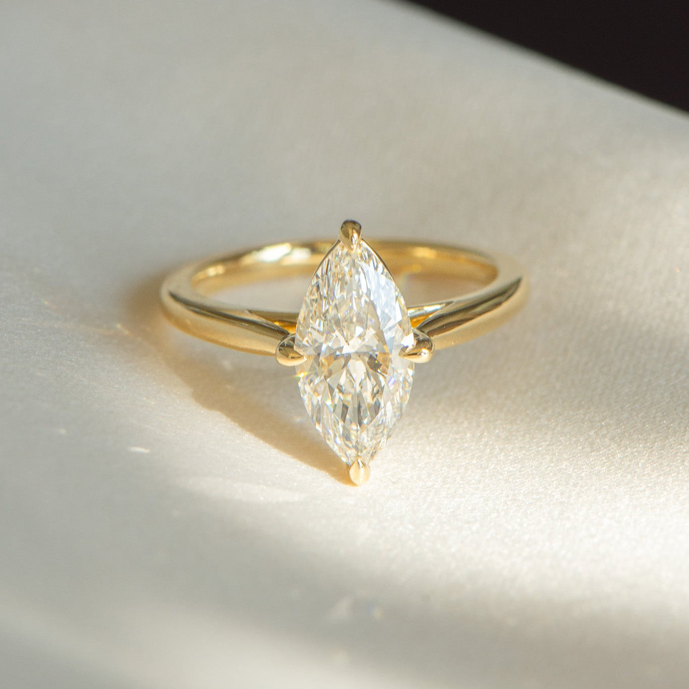 Freya | 2.01ct Marquise Diamond Engagement Ring
