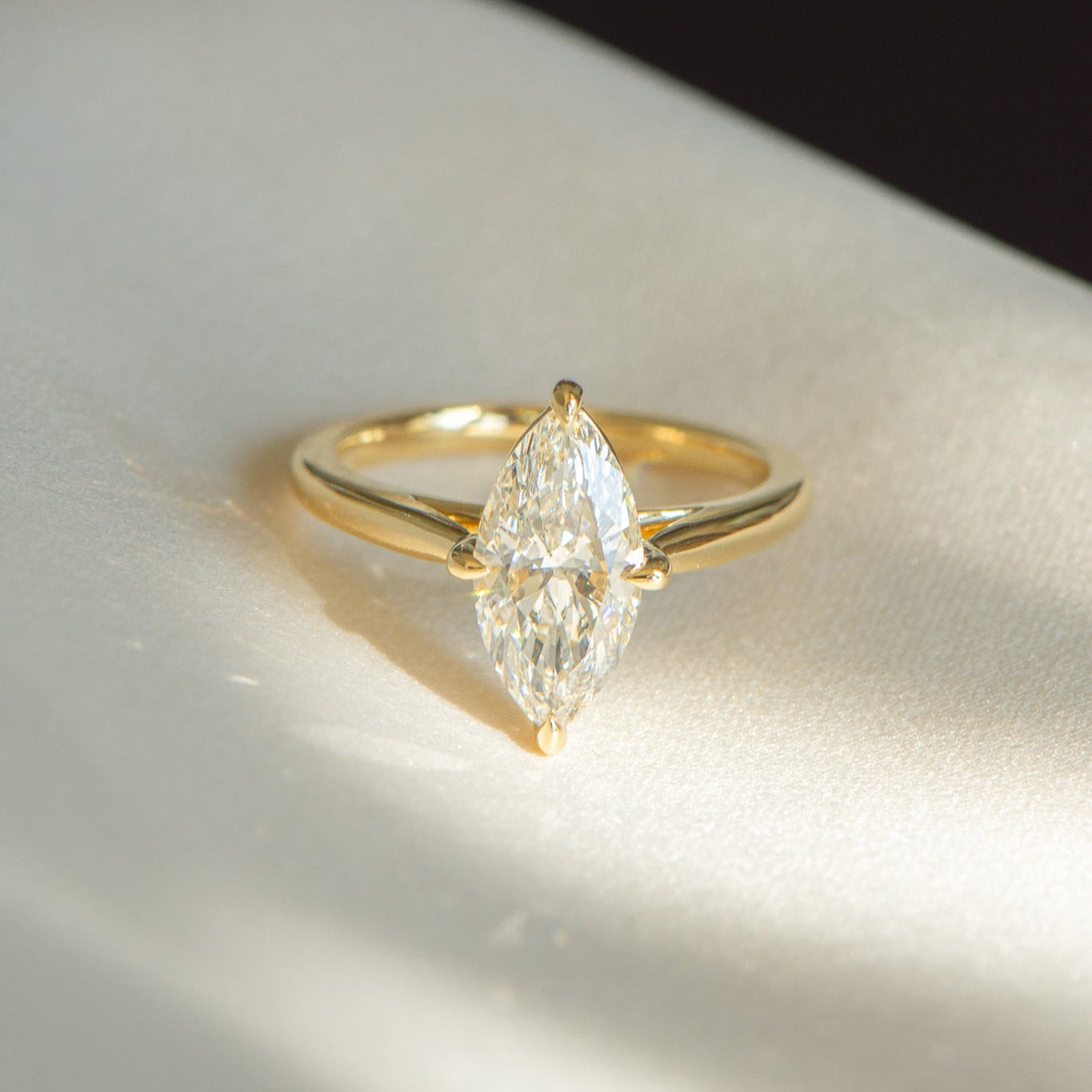 Freya | 2.01ct Marquise Diamond Engagement Ring