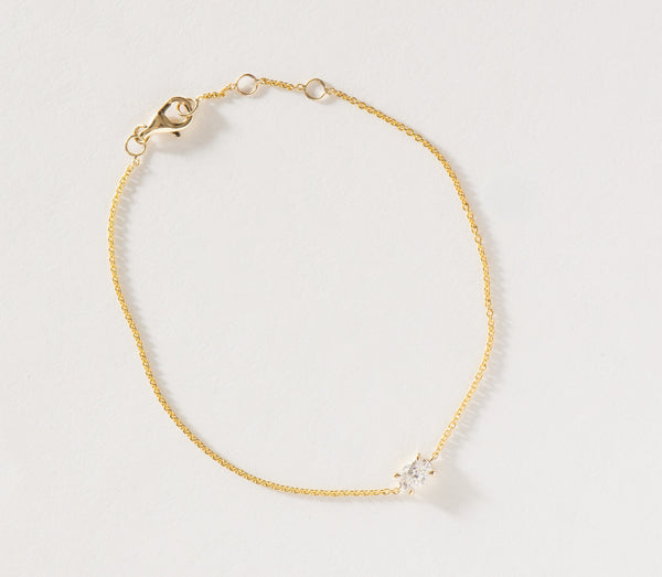 Oval Diamond Bracelet