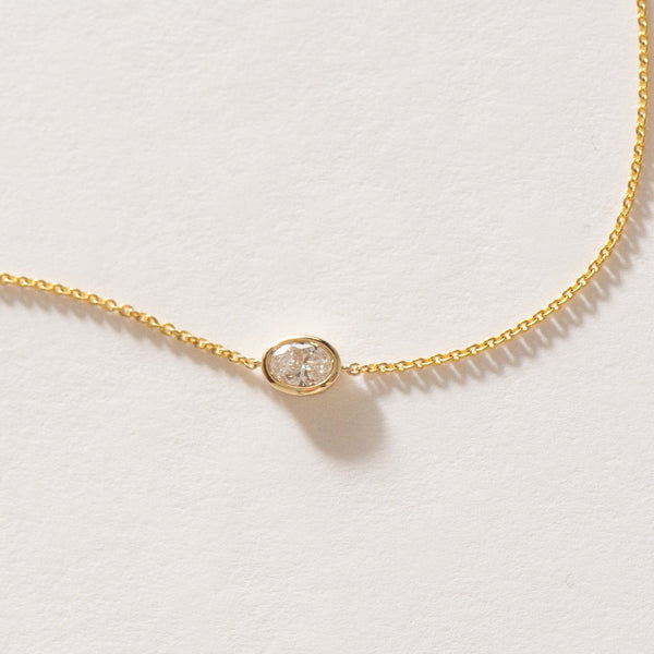 Oval Bezel Diamond Bracelet