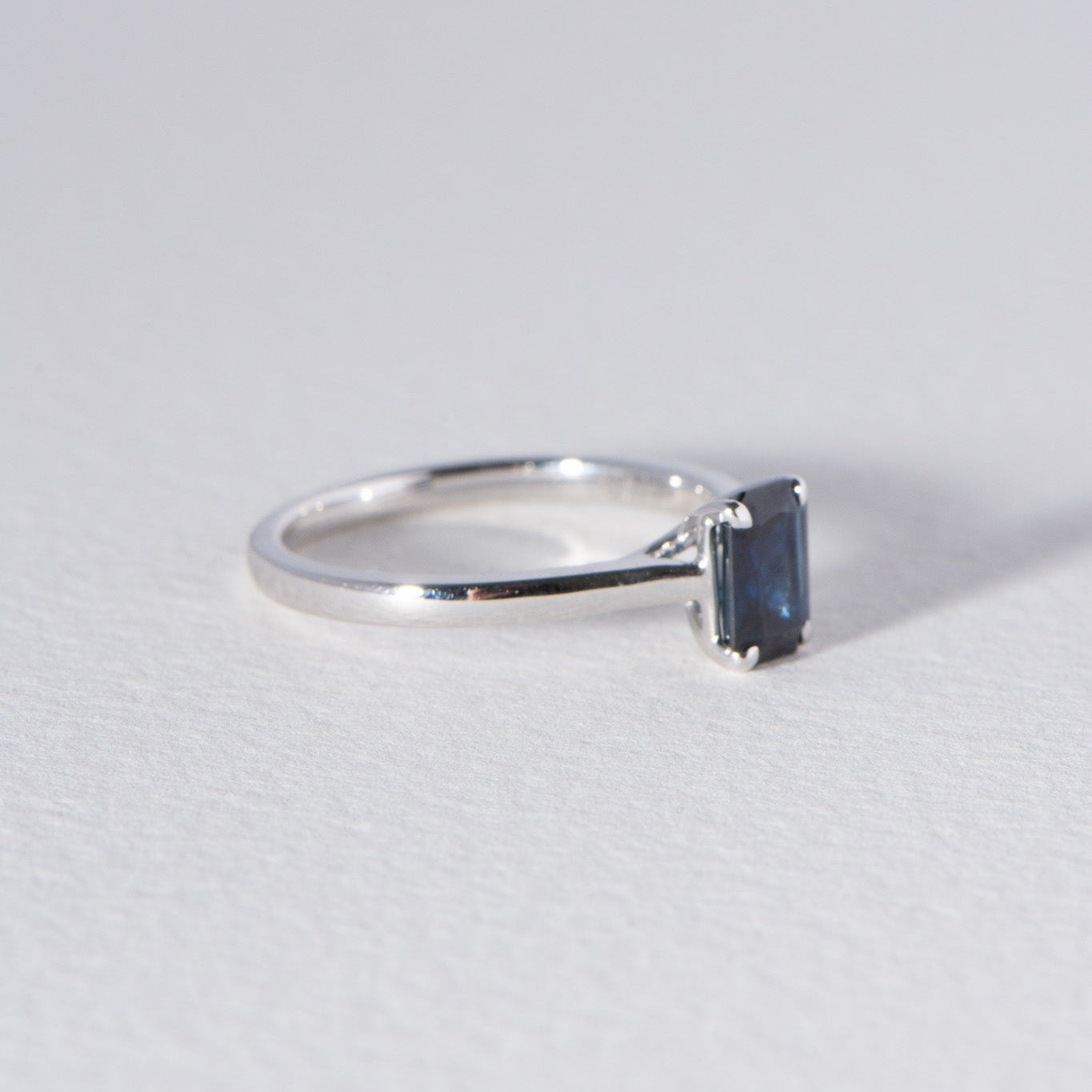 Solitaire Sapphire Ring
