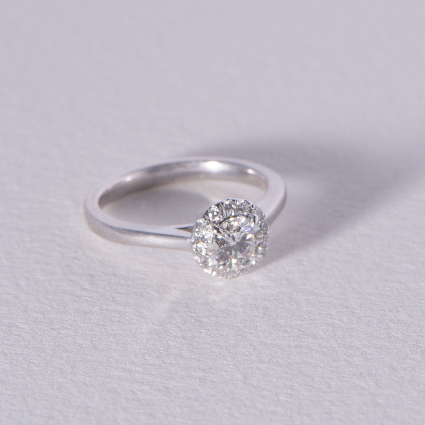0.58ct Lab Diamond Ring with Halo