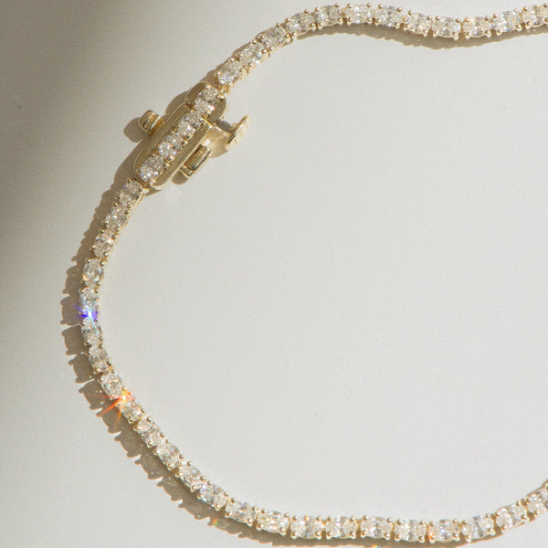3ct Oval Tennis Bracelet
