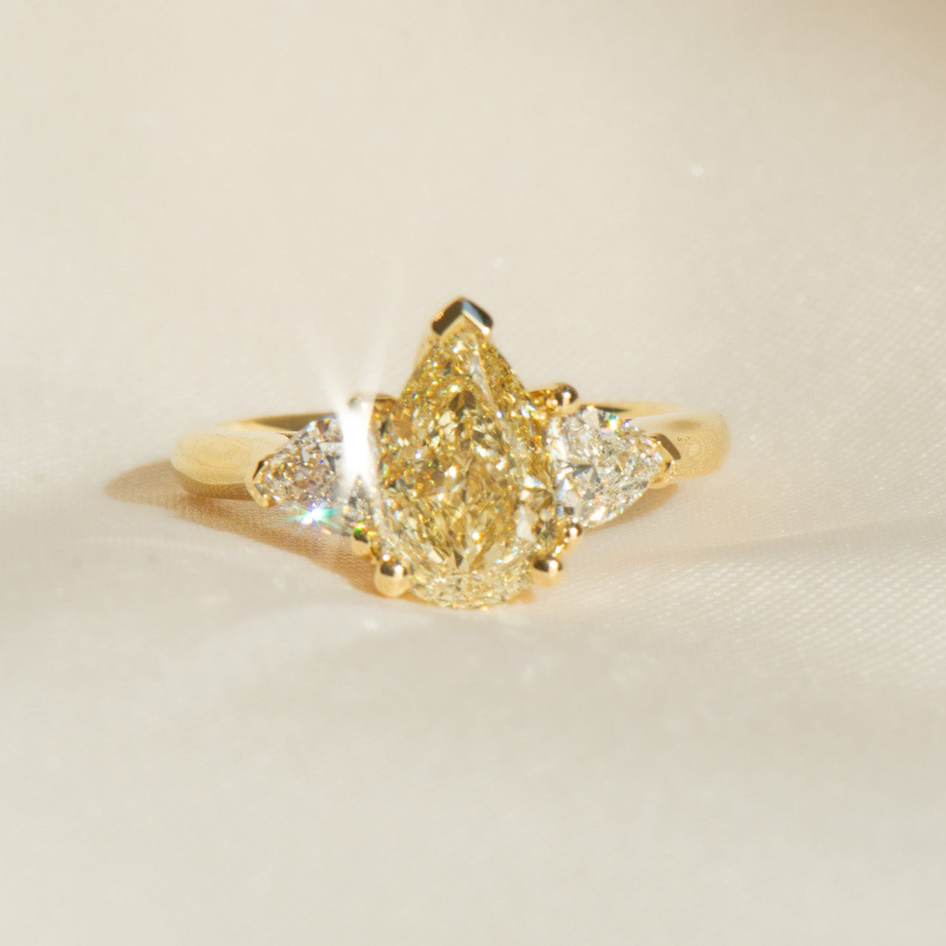 Valentina | Yellow Diamond Engagement Ring