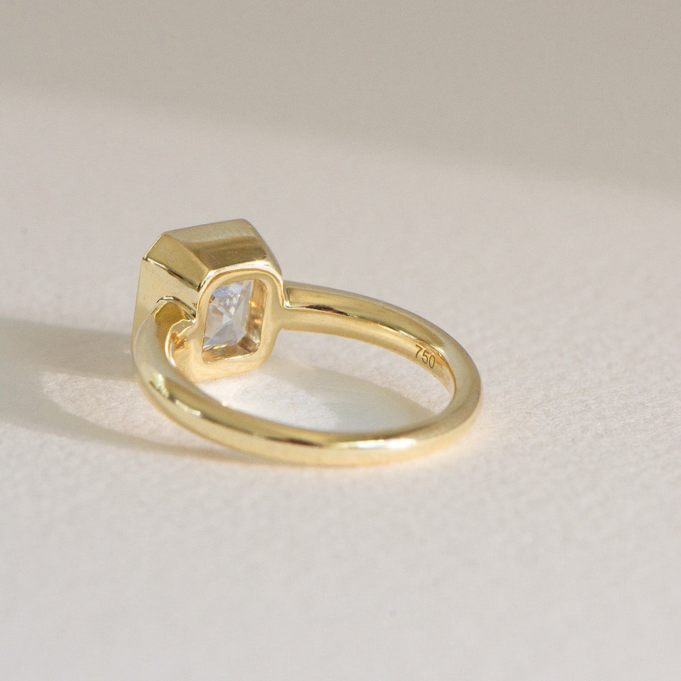 Asscher cut lab grown diamond engagement ring, Clea 3.01ct, IGI certified, Matthews Jewellers Newcastle