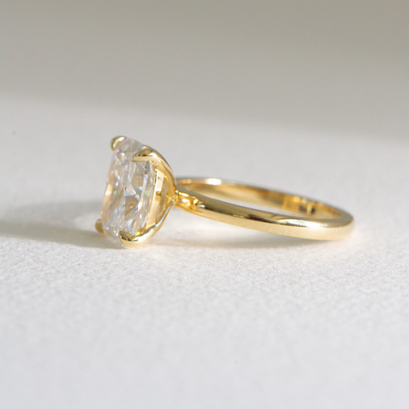 Elora | 3.10ct Elongated Cushion Engagement Ring