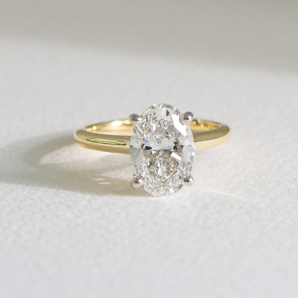 Helena | 3ct Oval Diamond Engagement Ring