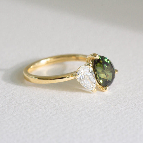 Sapphire Carrie | Australian Sapphire Engagement Ring