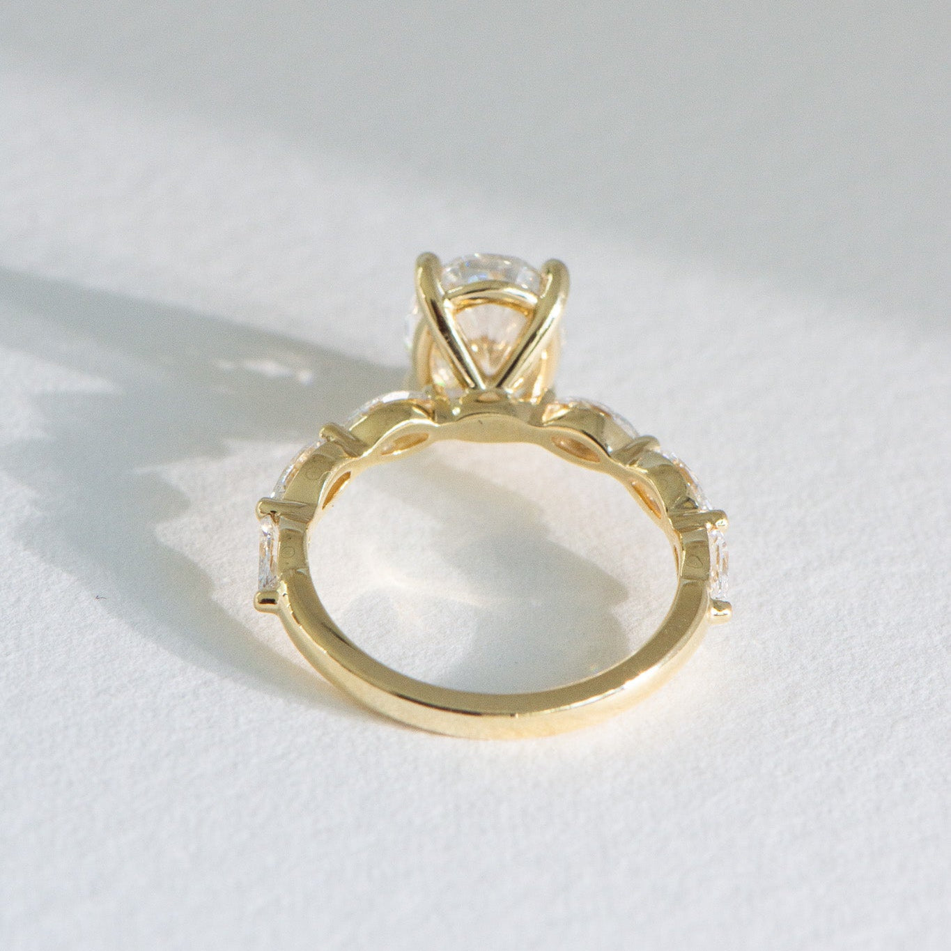 Oval lab grown diamond engagement ring, Olive 2.50ct, IGI certified, Matthews Jewellers Newcastle