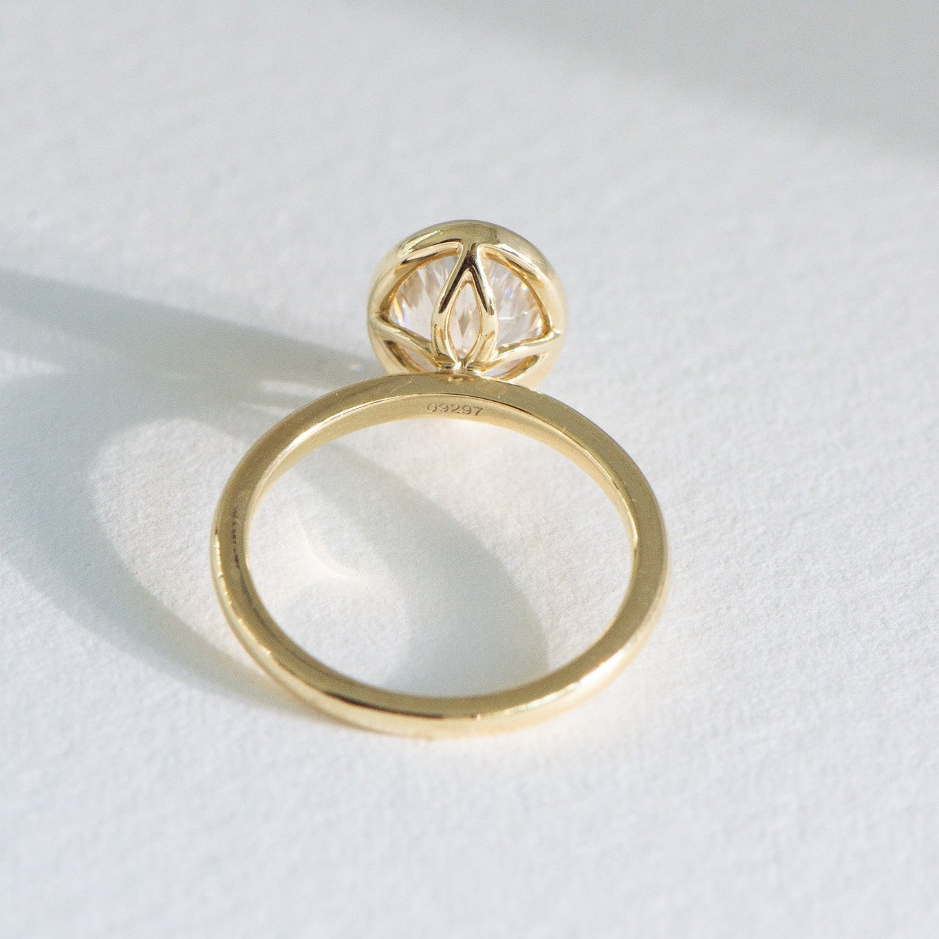 Bezel Helena lab grown diamond bezel ring, available online and in Matthews Jewellers Newcastle boutiques