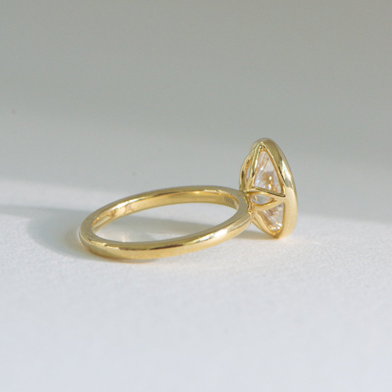 Matthews Jewellers Bezel Helena 2.50ct lab grown diamond bezel ring, handcrafted since 1957