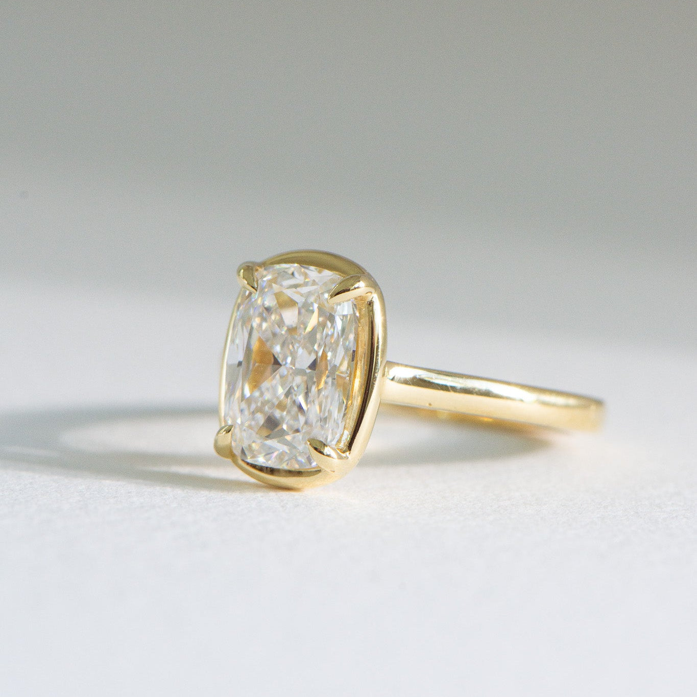 Georgian lab grown diamond engagement ring, Florence 2.53ct, IGI certified, Matthews Jewellers Newcastle
