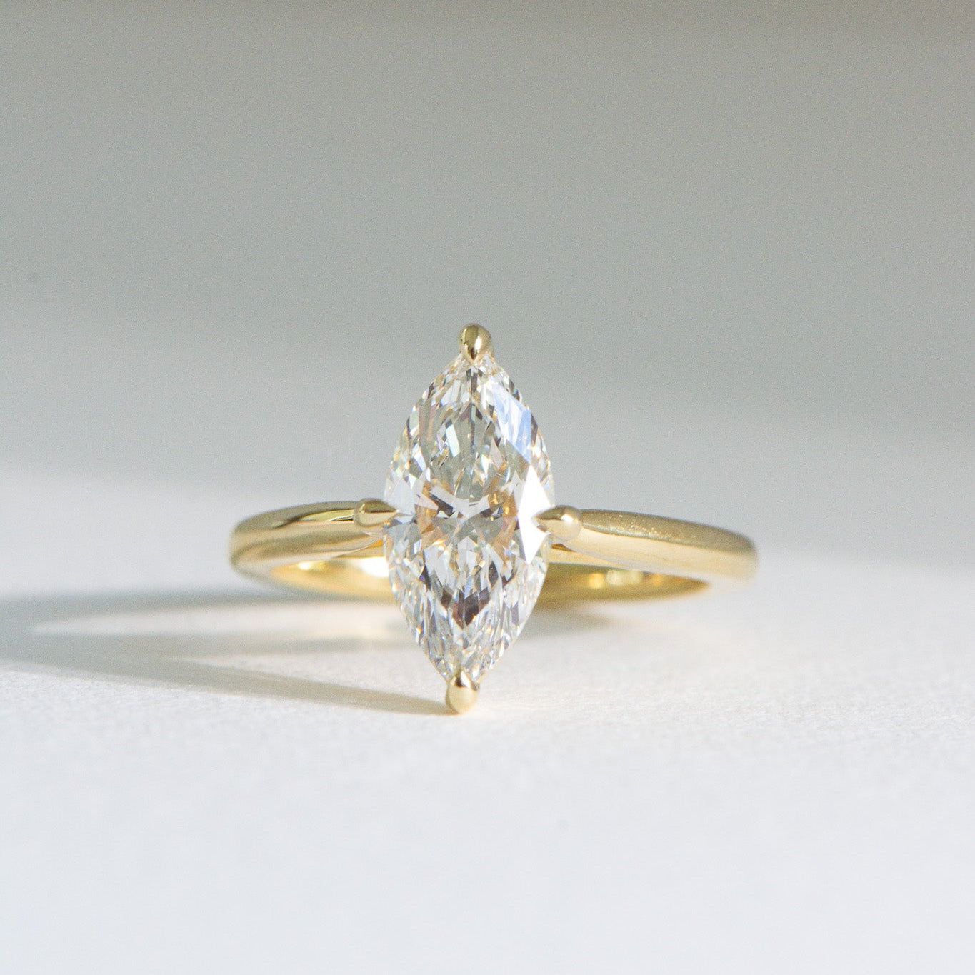 Freya | 2.01ct Marquise Diamond Engagement Ring
