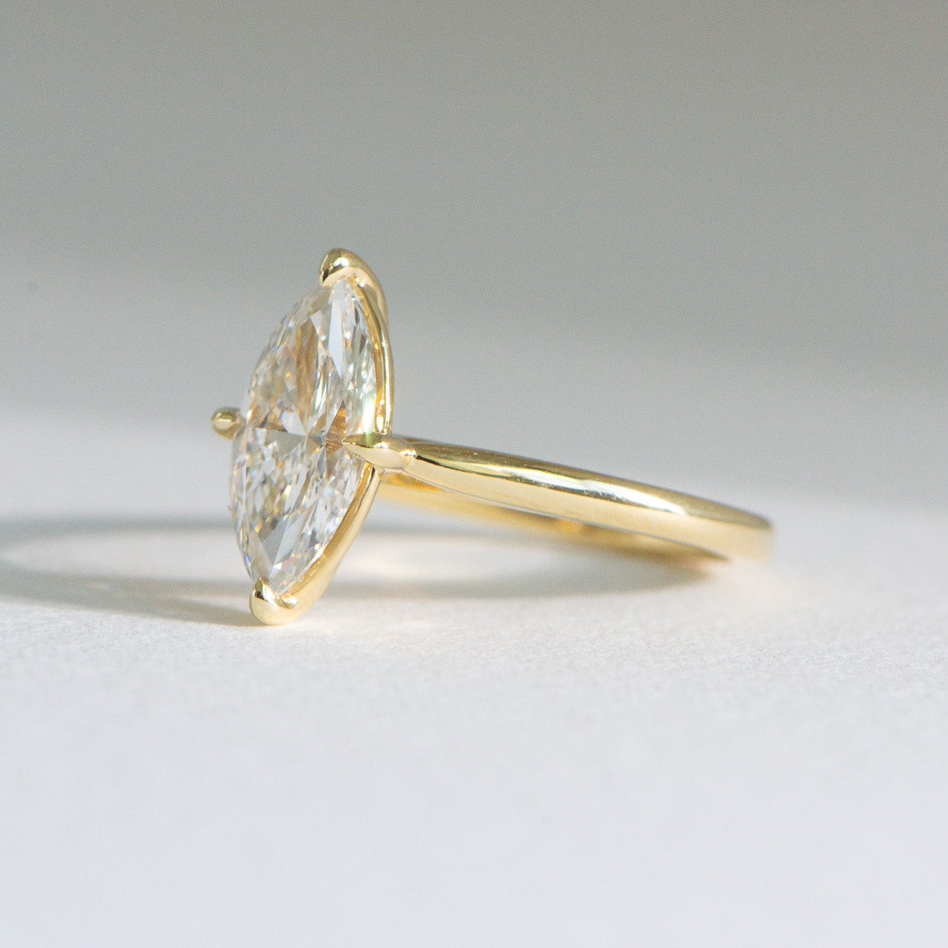 Freya | 2.01ct Marquise Diamond Engagement Ring