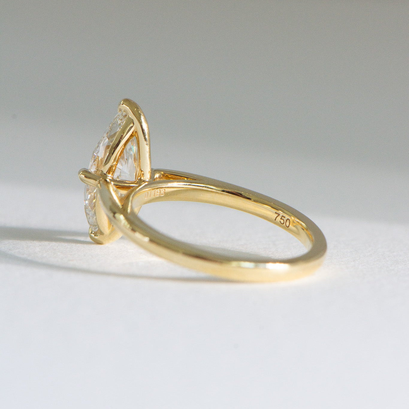 Marquise lab grown diamond engagement ring, Freya 2.01ct, IGI certified, Matthews Jewellers Newcastle