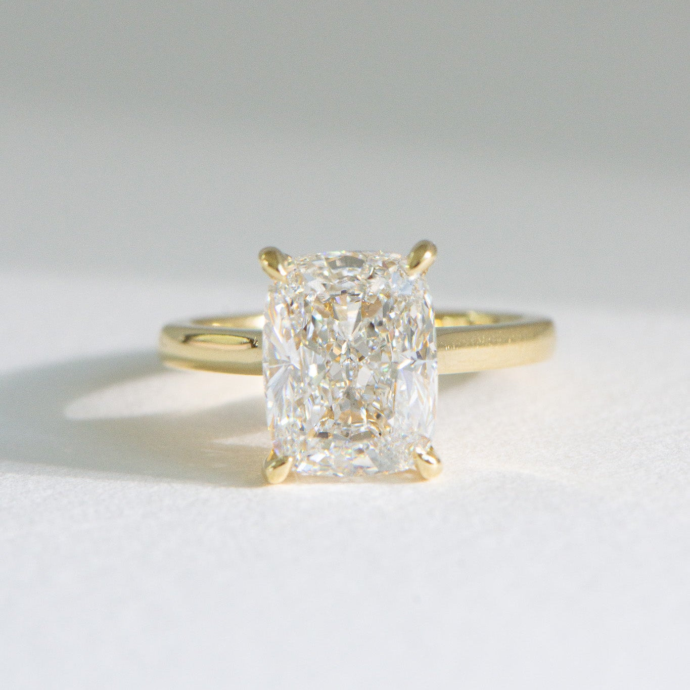 Elora | 5ct Elongated Cushion Engagement Ring