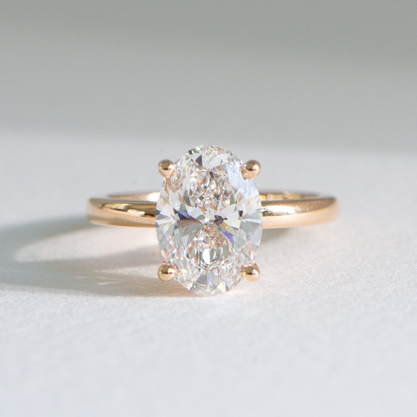 Helena | 3ct Oval Lab Diamond Engagement Ring