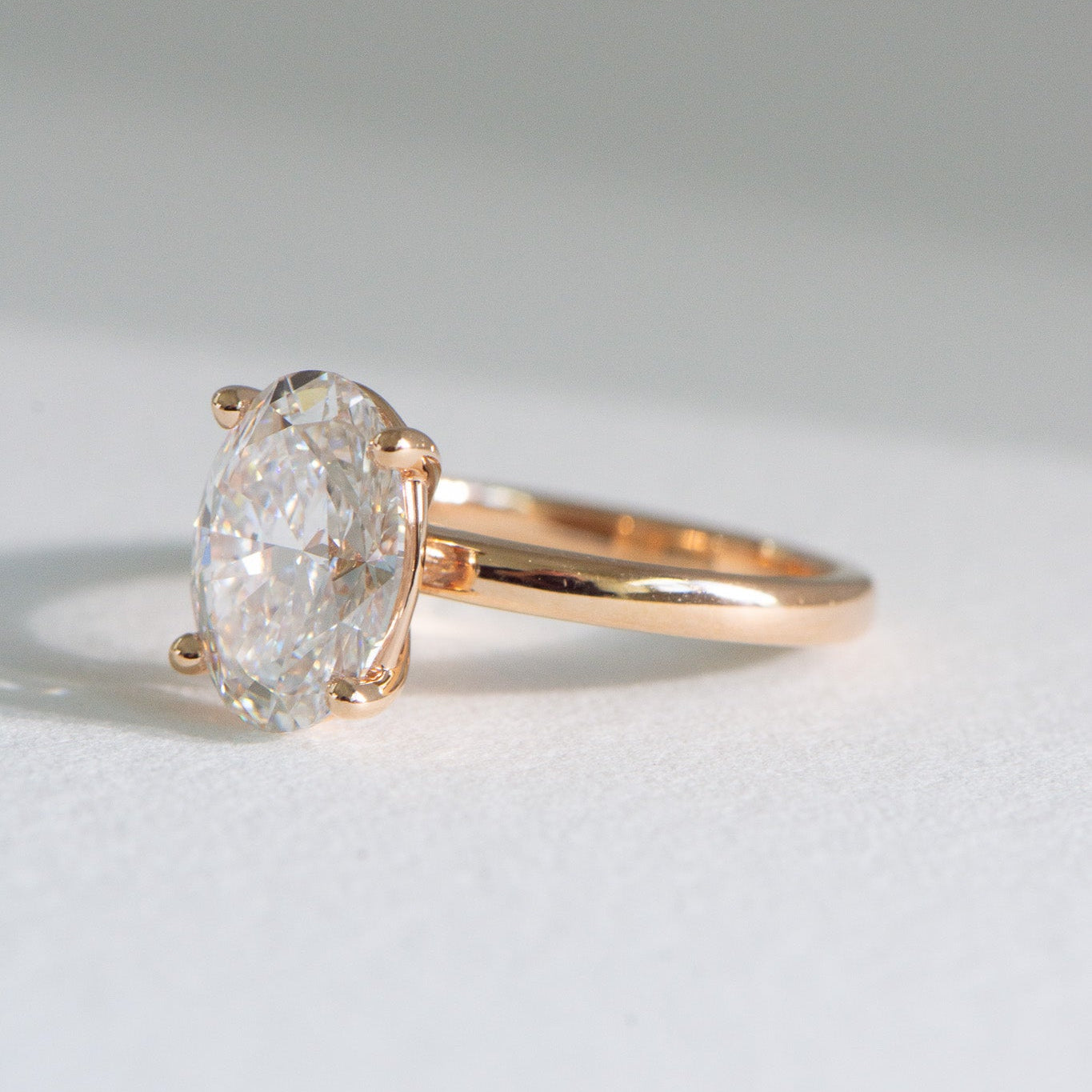 Helena | 3ct Oval Lab Diamond Engagement Ring