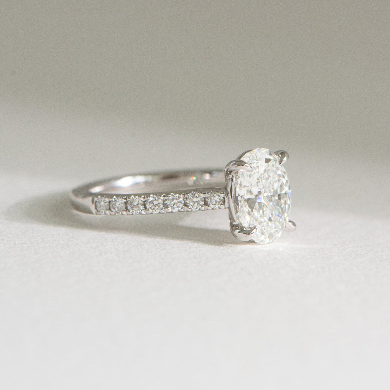 Matthews Jewellers Heritage Helena 2ct GIA-certified natural oval engagement ring, est. 1957