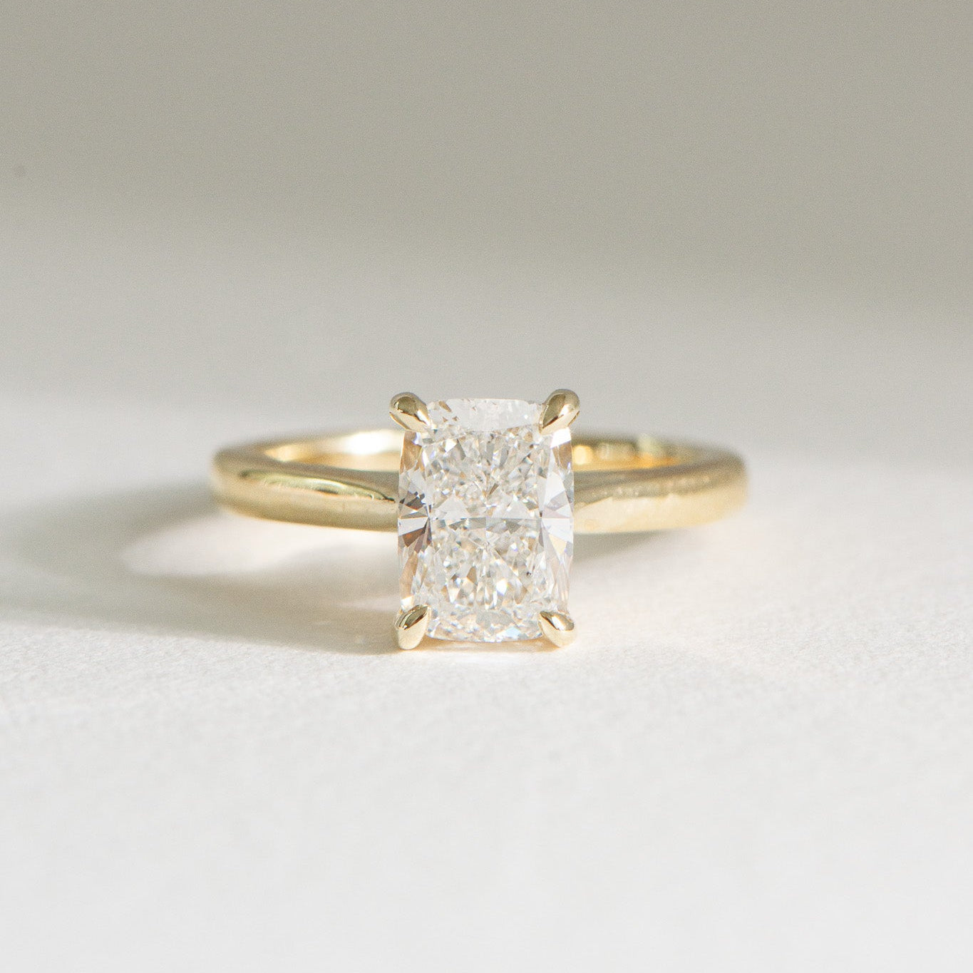 Elora | 2ct Elongated Cushion Lab Diamond Engagement Ring