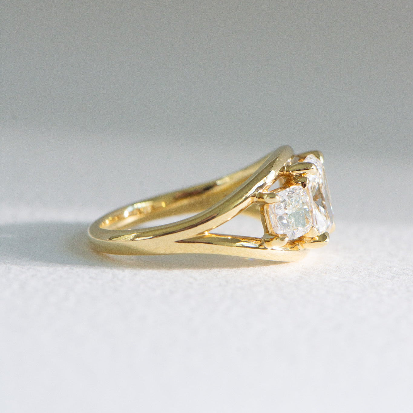 Margot | 1.5ct Elongated Cushion Lab Diamond Engagement Ring