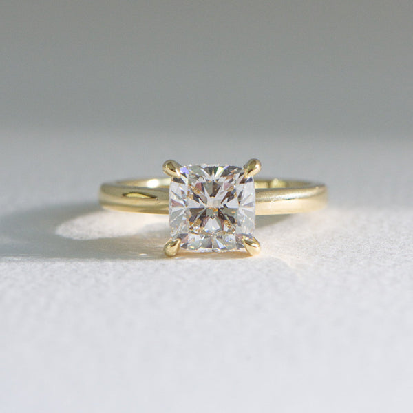 Celine | 2ct Square Cushion Lab Diamond Engagement Ring