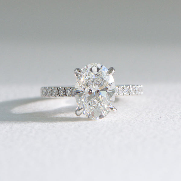 Helena | 3ct Oval Lab Diamond Engagement Ring