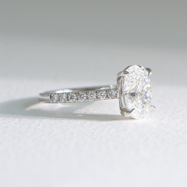 Helena | 3ct Oval Lab Diamond Engagement Ring
