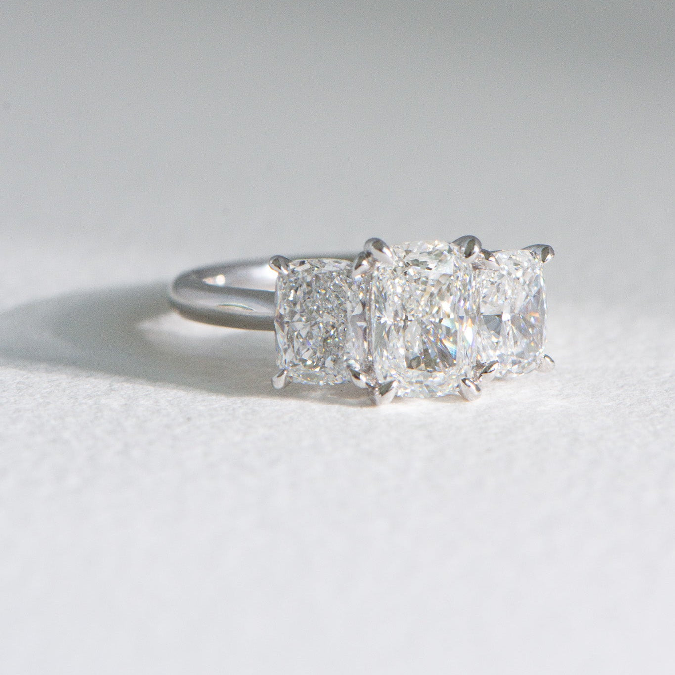 Gia | 3.5ct Elongated Cushion Lab Diamond Engagement Ring