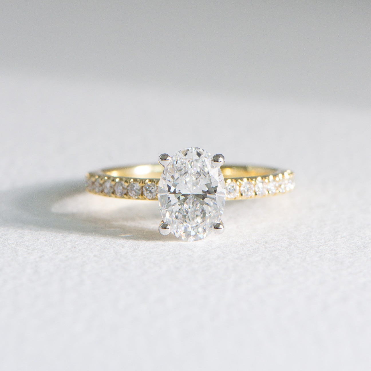 Helena | 1.5ct Oval Lab Diamond Engagement Ring