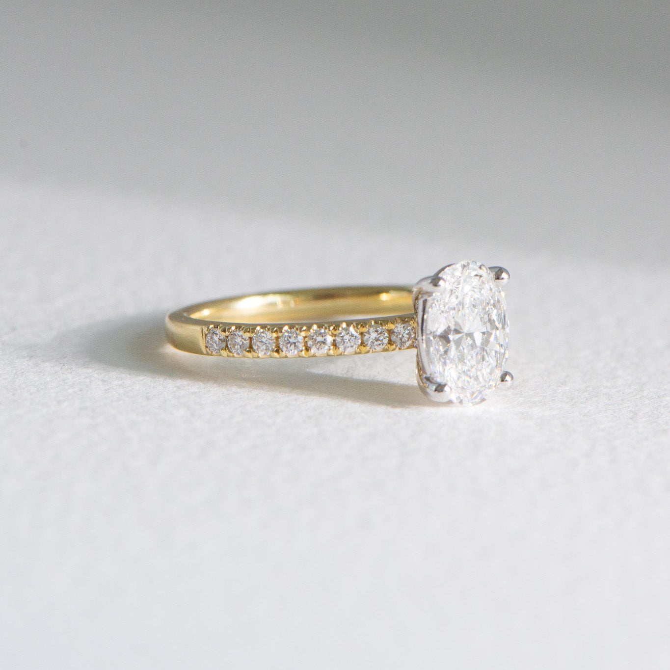 Helena | 1.5ct Oval Lab Diamond Engagement Ring
