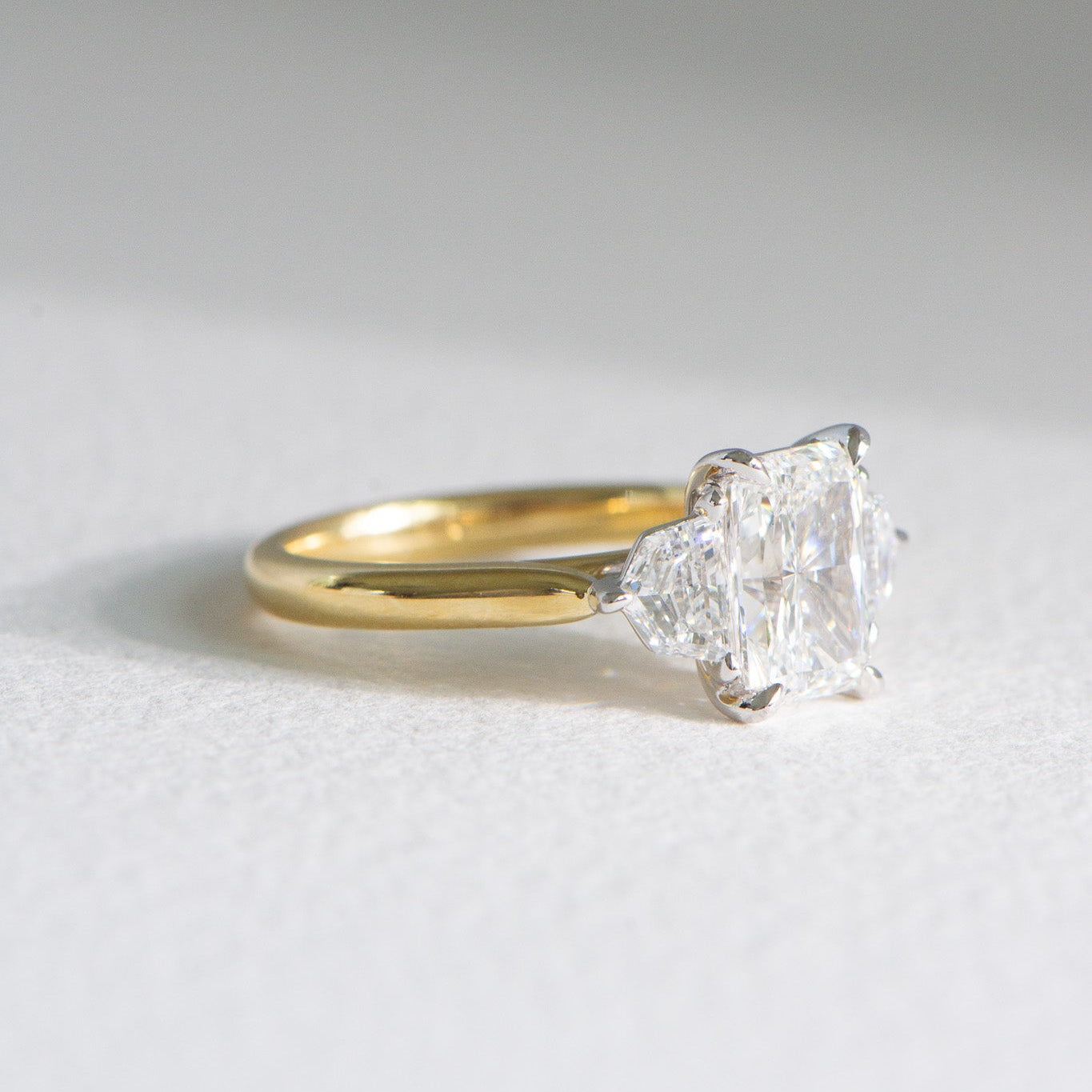 Kari | 2.7ct Radiant Lab Diamond Engagement Ring