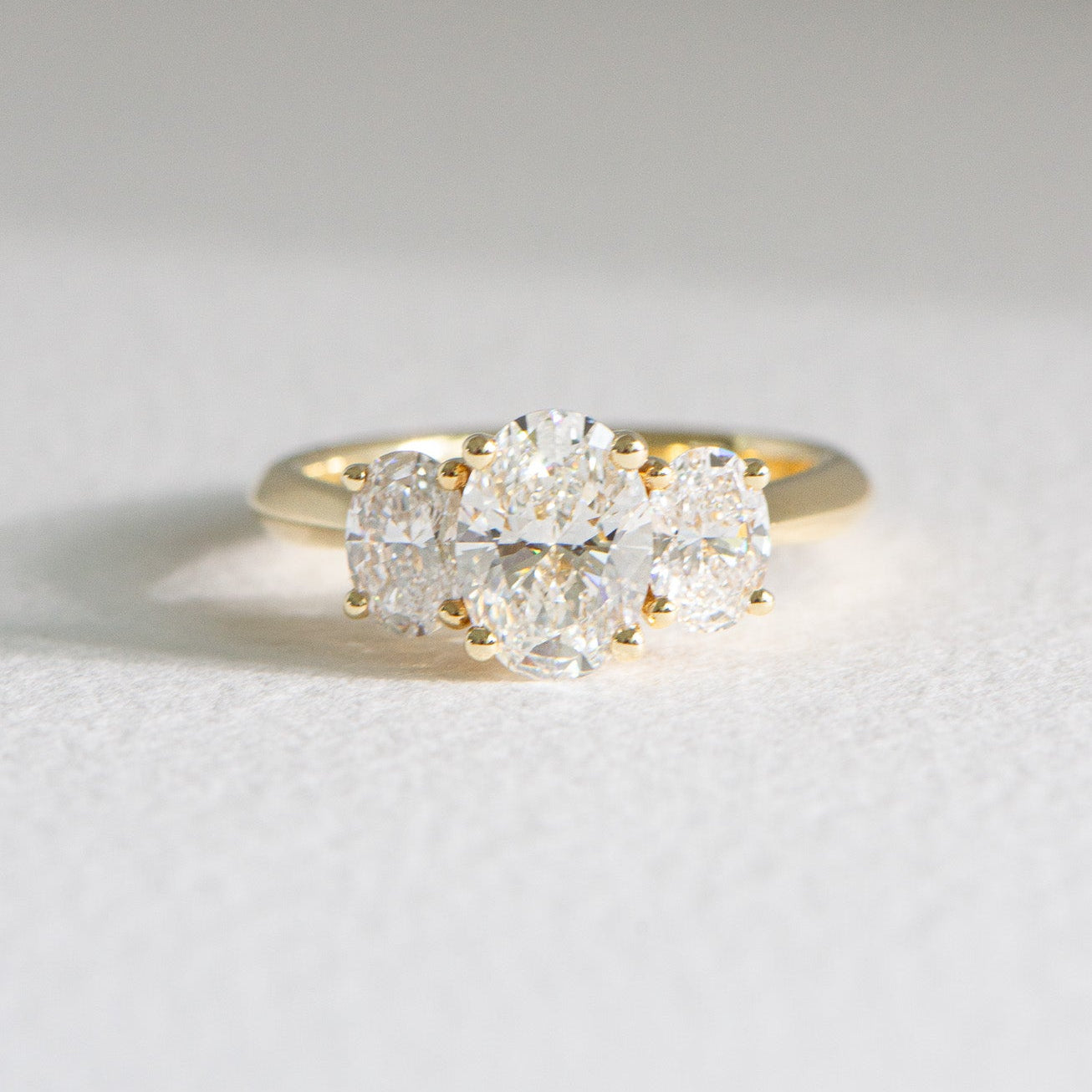 Mia | 2.2ct Oval Lab Diamond Engagement Ring