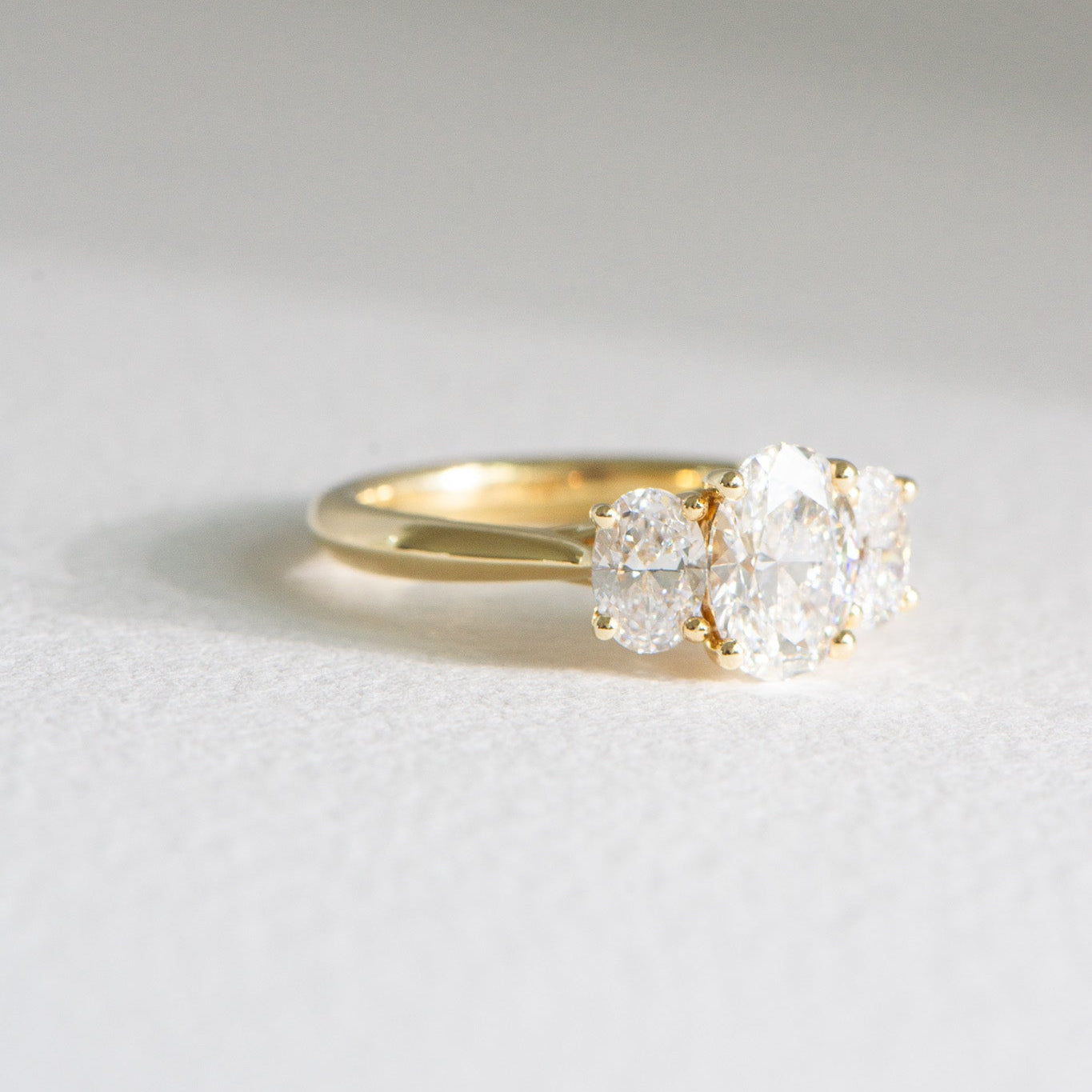 Mia | 2.2ct Oval Lab Diamond Engagement Ring