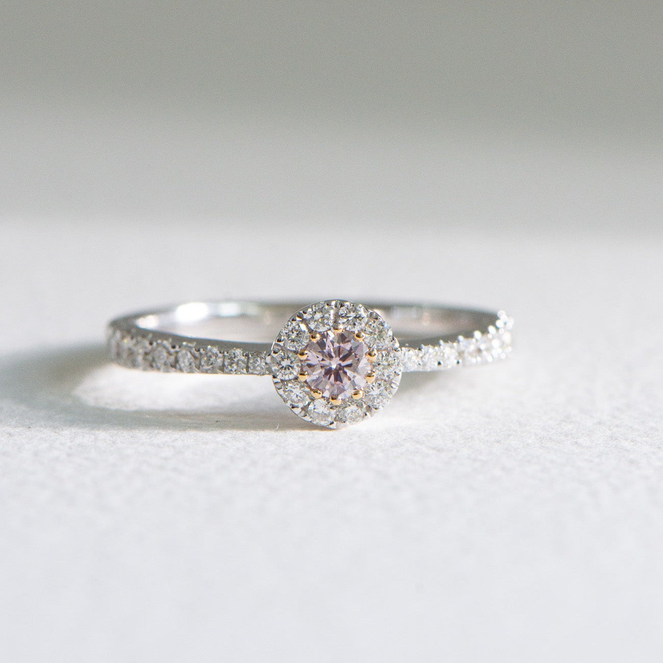 Pink Argyle Diamond Ring