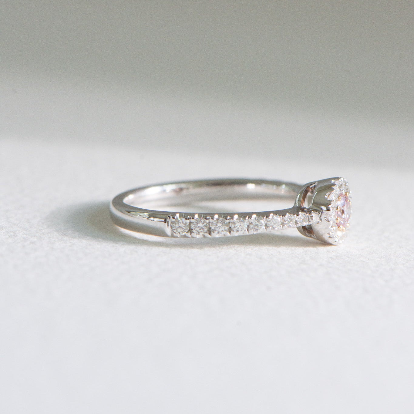 Pink Argyle Diamond Ring