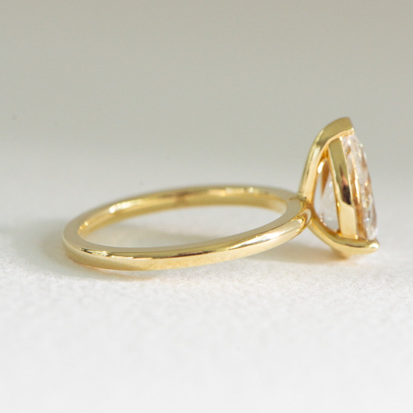Nora | 2.12ct Pear Lab Diamond Engagement Ring