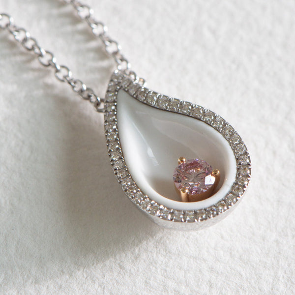 Lili Mai Pink Diamond Necklace