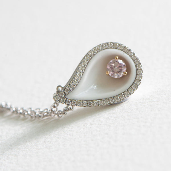 Lili Mai Pink Diamond Necklace