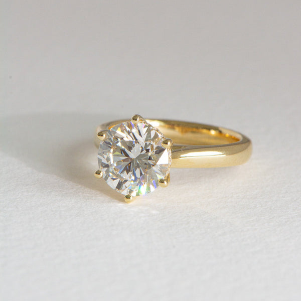 Dawn | 3ct Round Engagement Ring
