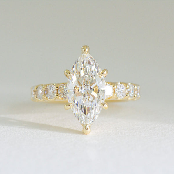 Freya | 3ct Marquise Diamond Engagement Ring